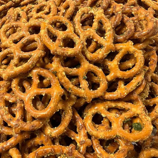 Kingston Artisan Snack Co- Zesty Ranch Seasoned Pretzels-8 oz