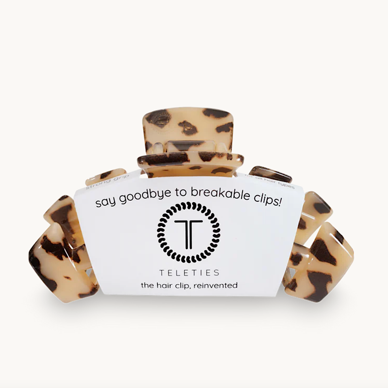 Blonde Tortoise Medium Hair Clip - Teleties