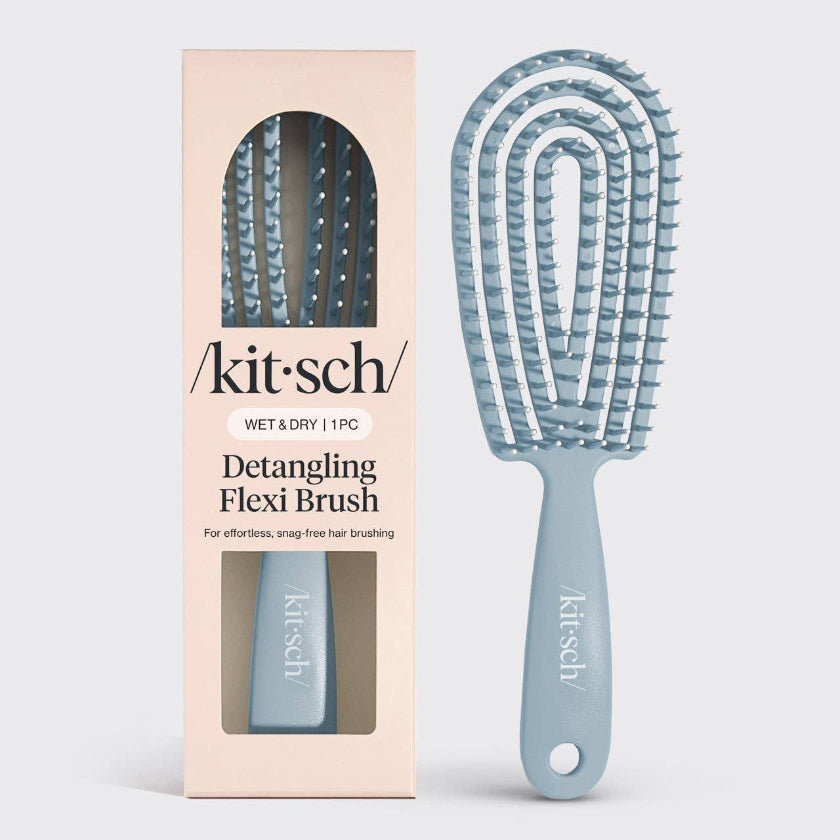 KITSCH - Detangling Flexi Brush - Haze Blue