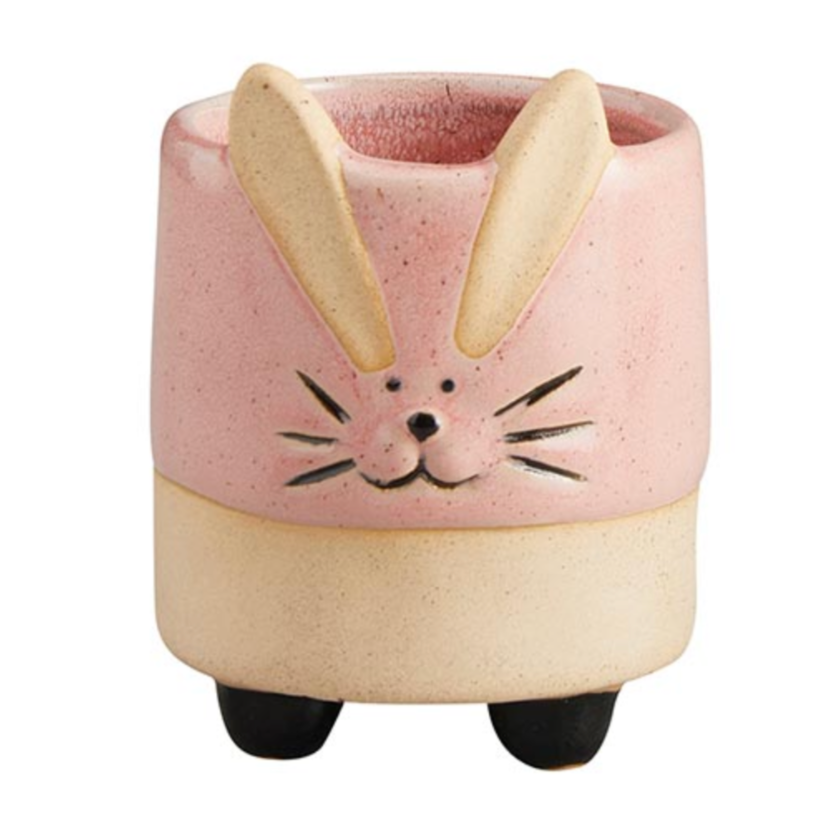 Pink Bunny Pot - Small