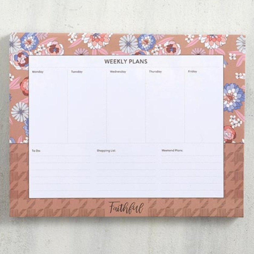 Faithful | Weekly Planner