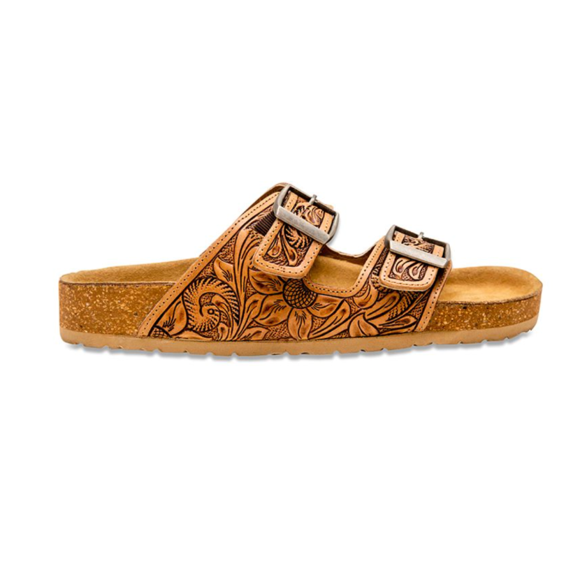 Footo Western Hand-Tooled Sandals | Myra Bag | The Shops SD