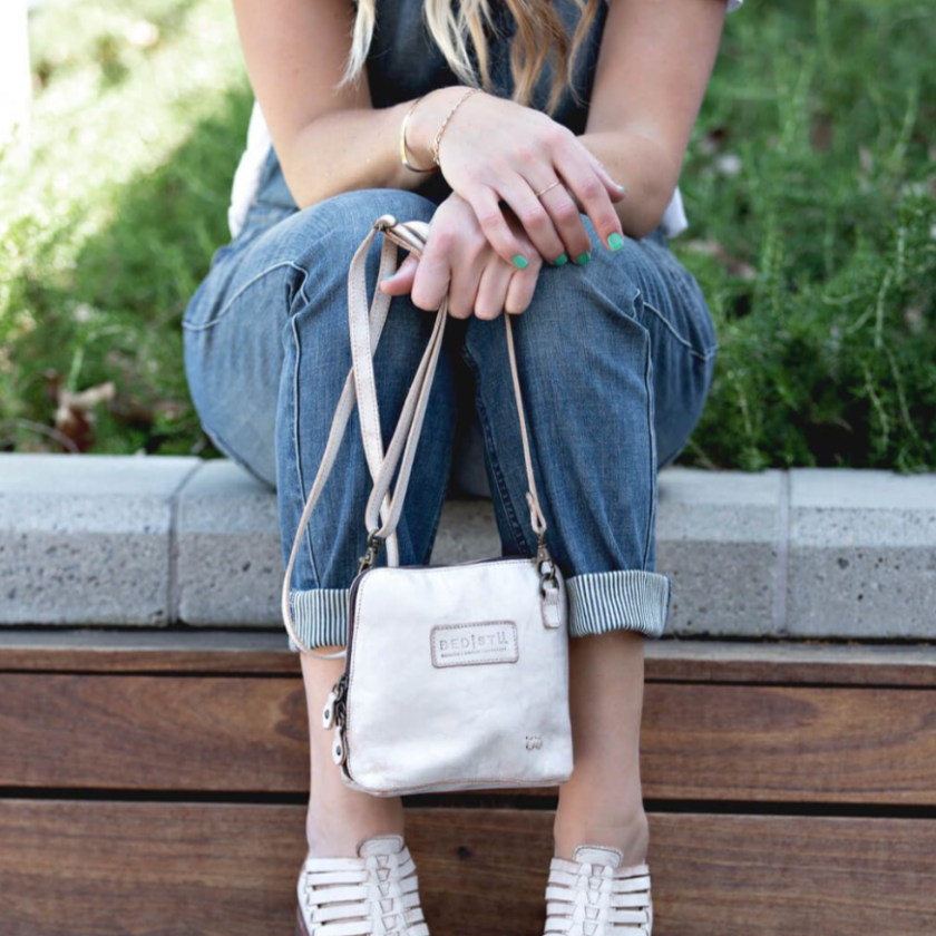 Ventura Genuine Leather Handbag in Nectar Lux Bed Stu