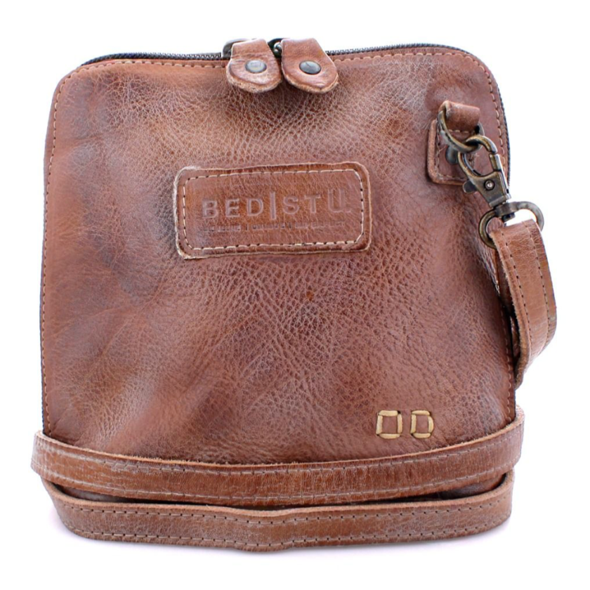 Ventura Genuine Leather Handbag in Tan Rustic Mason | Bed Stu