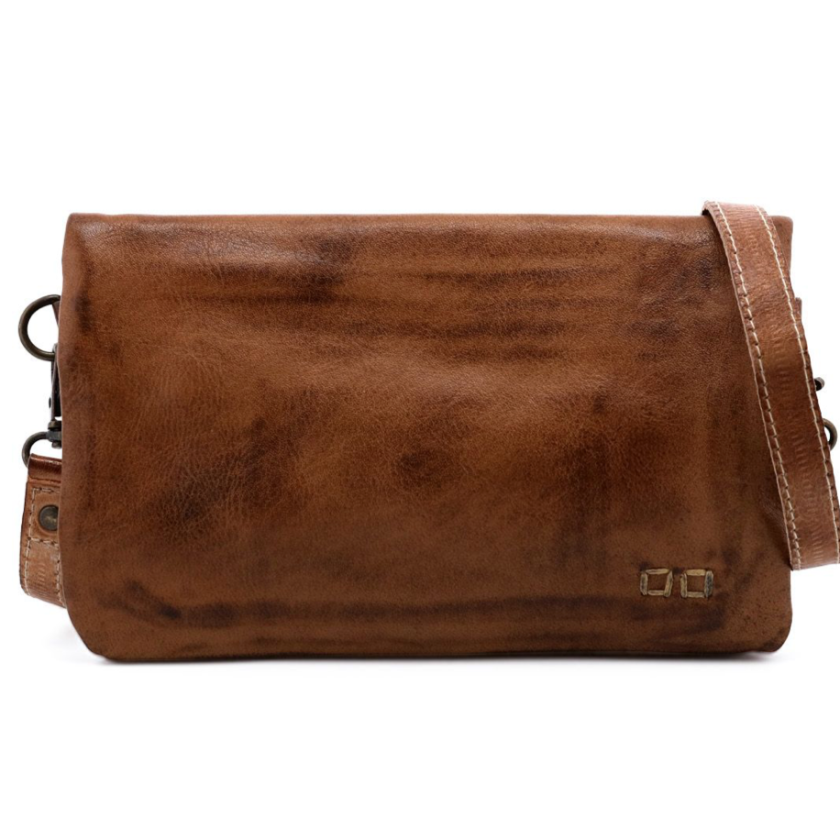 Cadence Genuine Leather Handbag in Tan Rustic | Bed Stu
