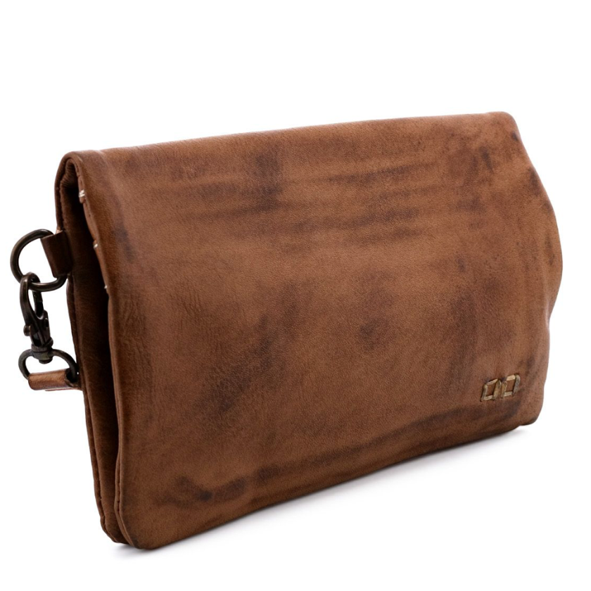 Cadence Genuine Leather Handbag in Tan Rustic | Bed Stu