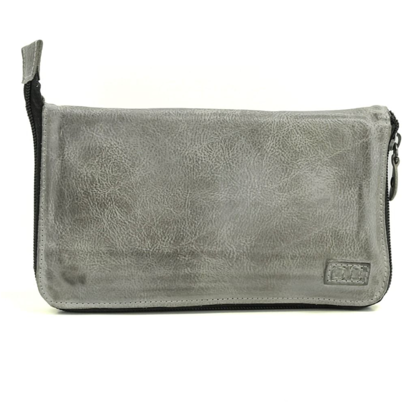 Templeton II Genuine Leather Handbag in Alkaline/Icicle Rustic | Bed Stu