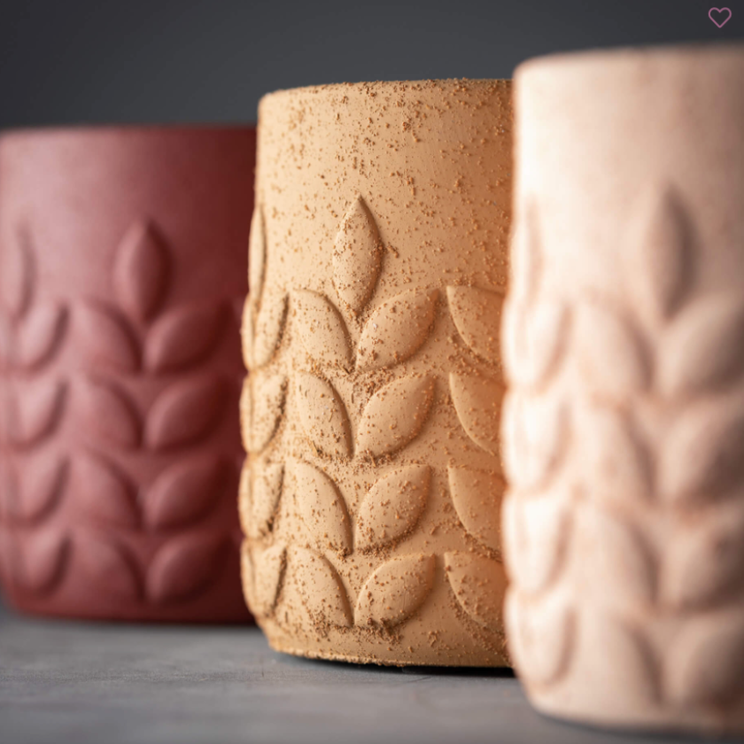 MODERN LEAF DESERT TONED POT