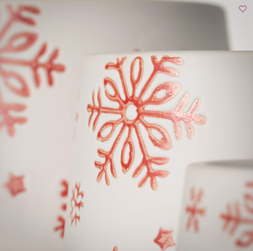 SNOWFLAKE HOLIDAY PLANTER