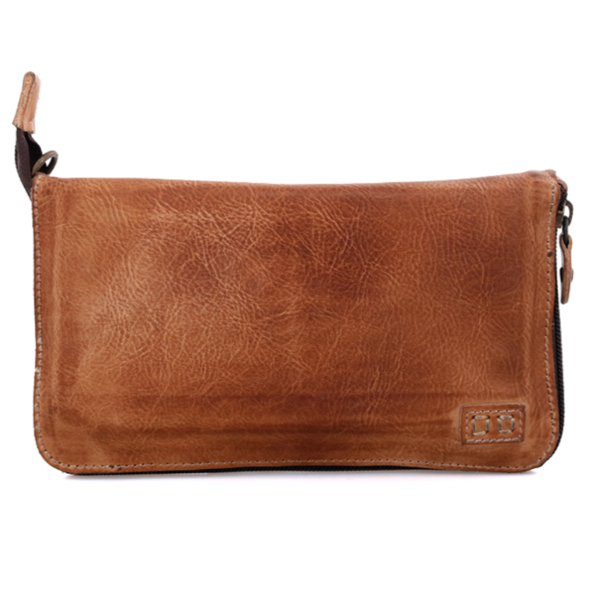 Templeton II Genuine Leather Handbag in Tan Rustic | Bed Stu