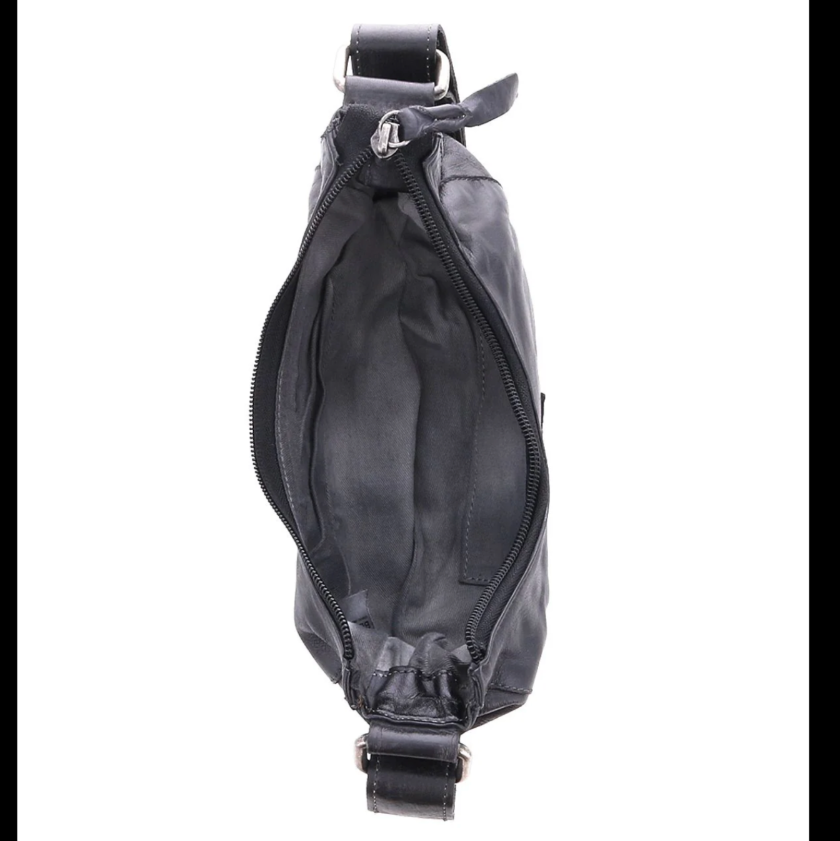 Madre Genuine Leather Handbag in Black | Bed Stu