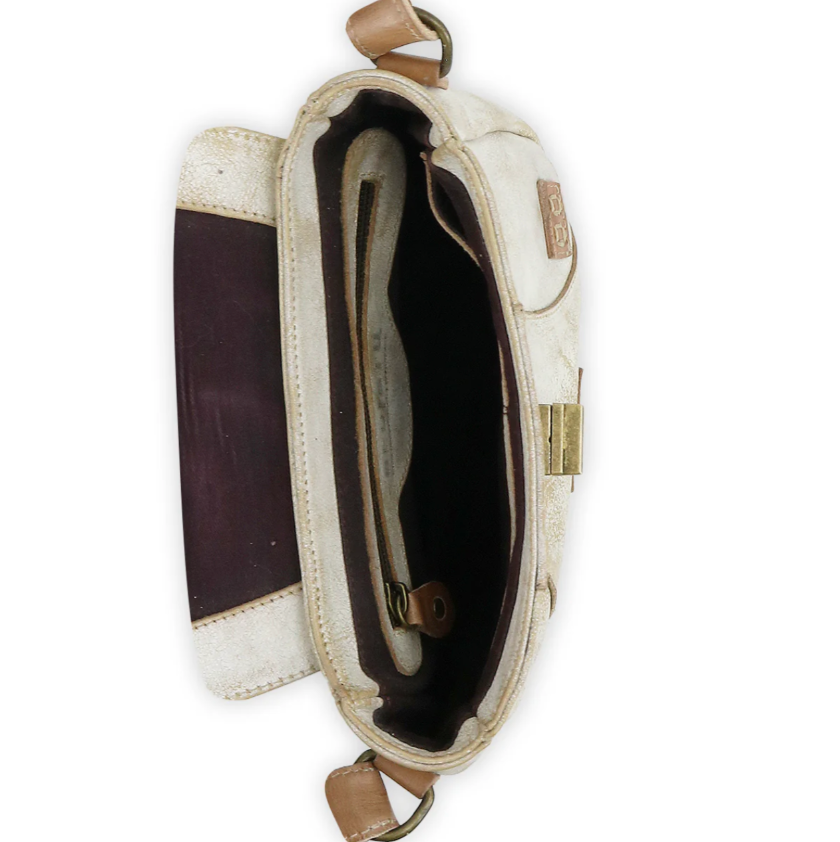Elect Genuine Leather Handbag in Nectar Lux Tan Rustic | Bed Stu