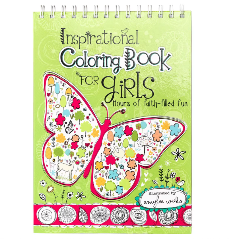 Inspirational Coloring Book For Girls