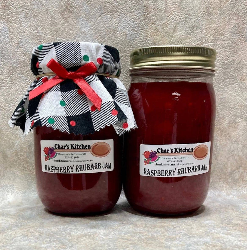 Char's Kitchen - Raspberry Rhubarb Jam 16oz