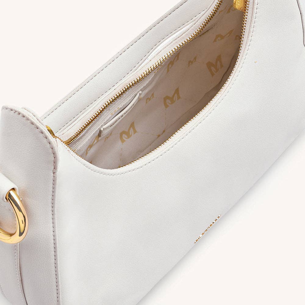 Myra Bag - Mira & Moss Ava Shoulder Bag - Ivory