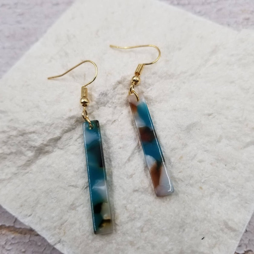 Sticks Resin Earrings