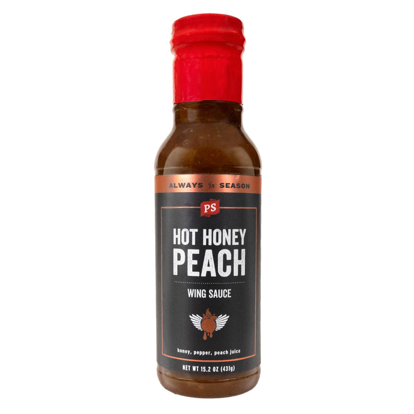 Hot Honey Peach Wing Sauce - PS Seasoning