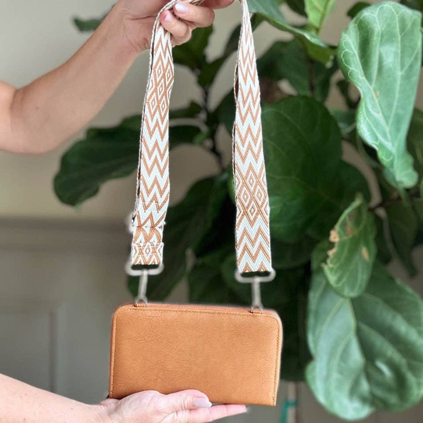 Classic Crossbody With Embroidered Strap