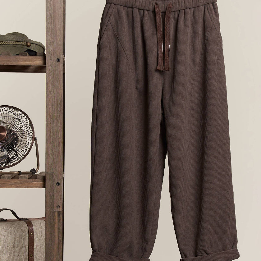 Dad Fit Corduroy Baggy Pants