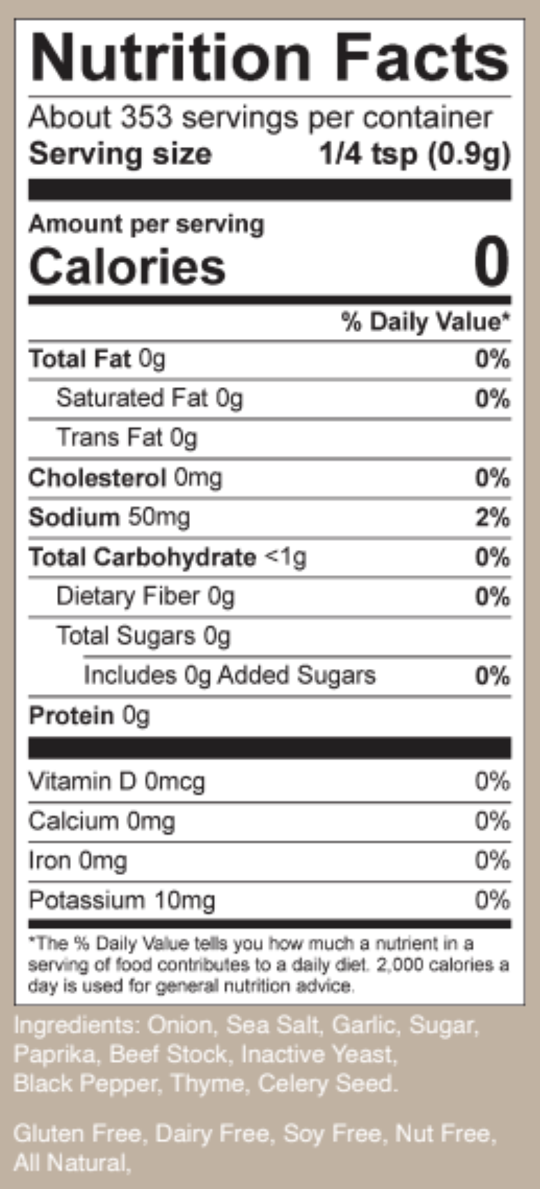 Clean Monday Meals - Onion Soup Mix