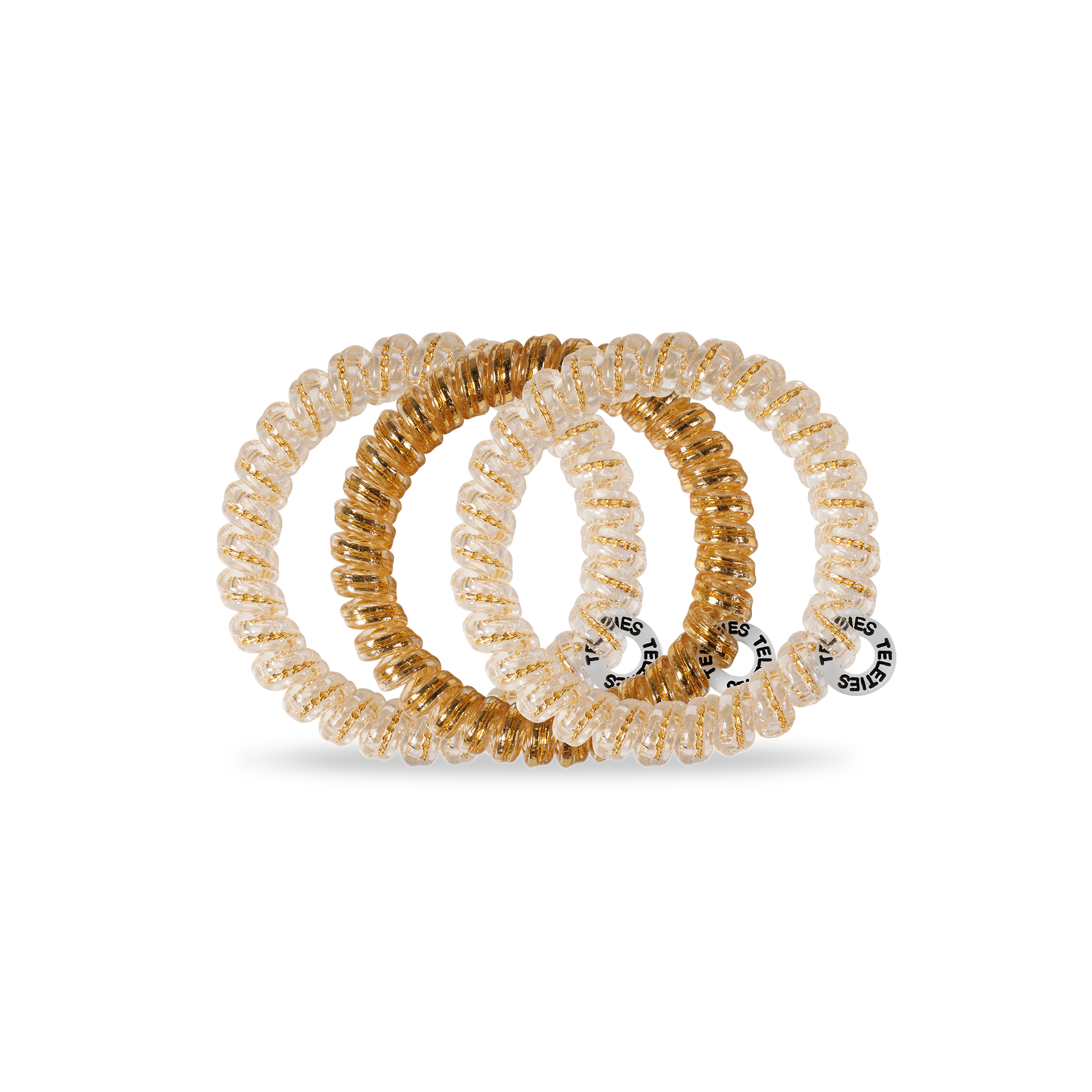 TELETIES - Spiral Hair Coils | Small | Luxury Living Hair Ties