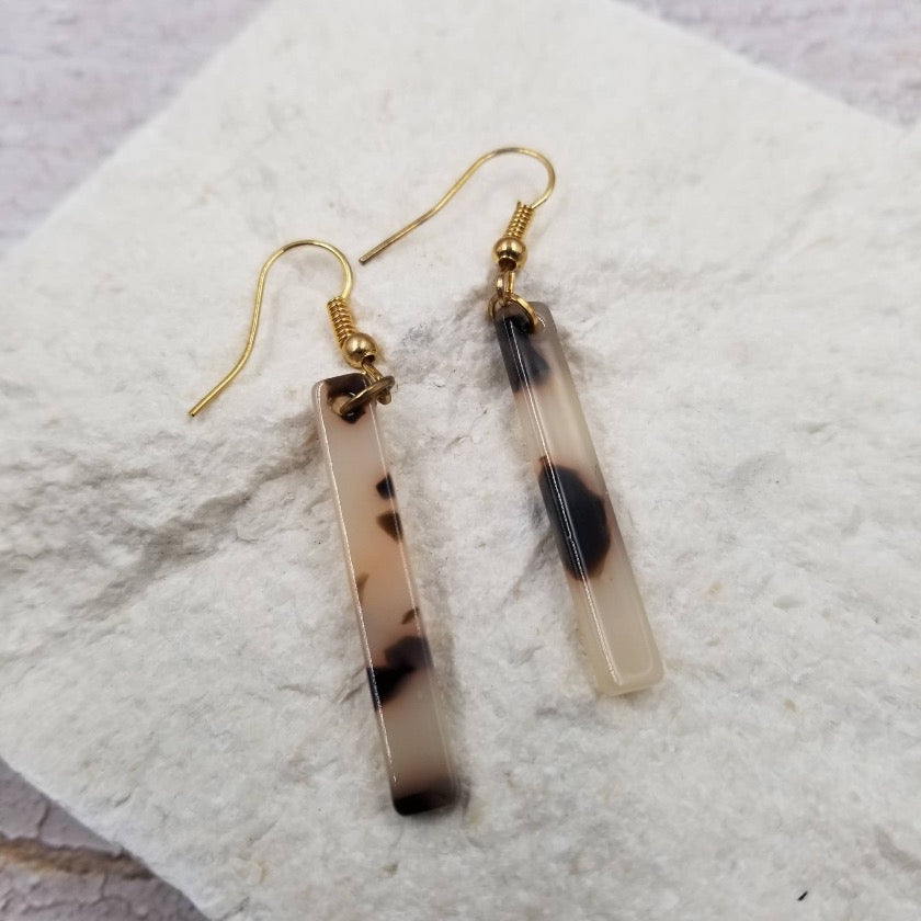 Sticks Resin Earrings