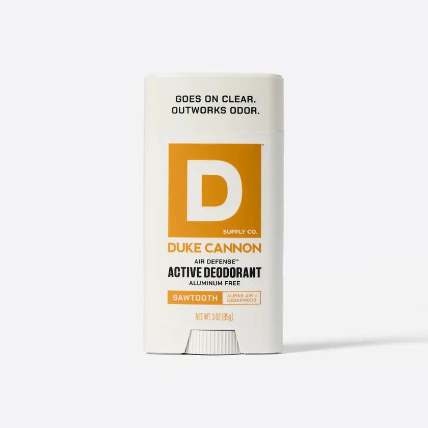 Duke Cannon Active Deodorant on a white background