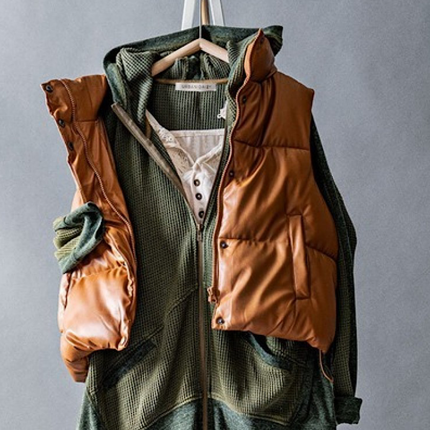Dark Camel Puffer Vest