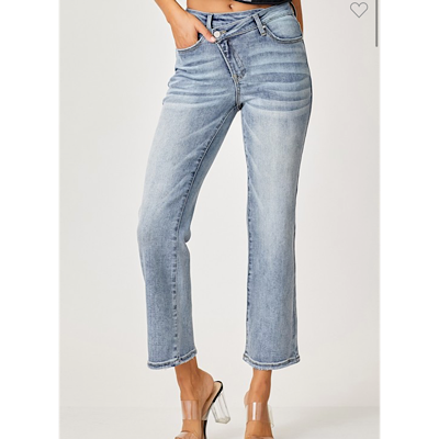 Jerri Crossover Risen Jeans