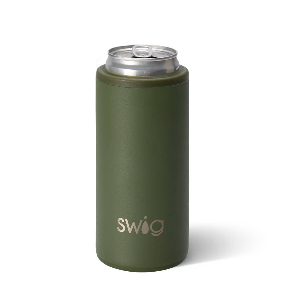 Swig Life - Olive Skinny Can Cooler (12oz)