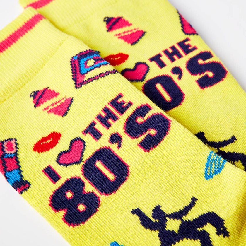 I Love The 80's Socks | Unisex |  The Shops SD