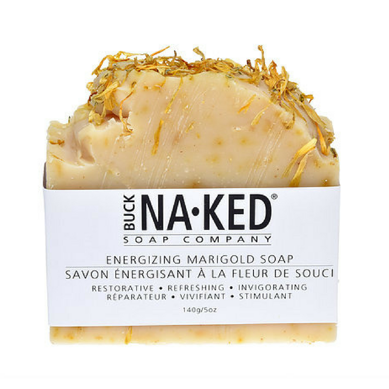 Energizing Marigold Soap - 140g/5oz - Buck Naked