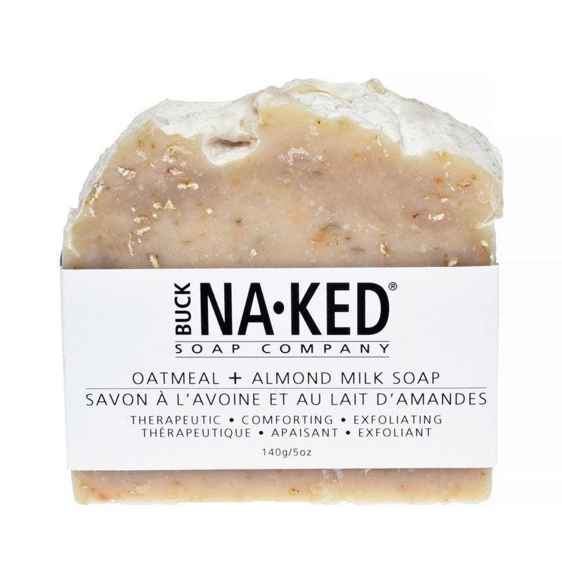 Oatmeal & Almond Milk Soap - 140g/5oz - Buck Naked