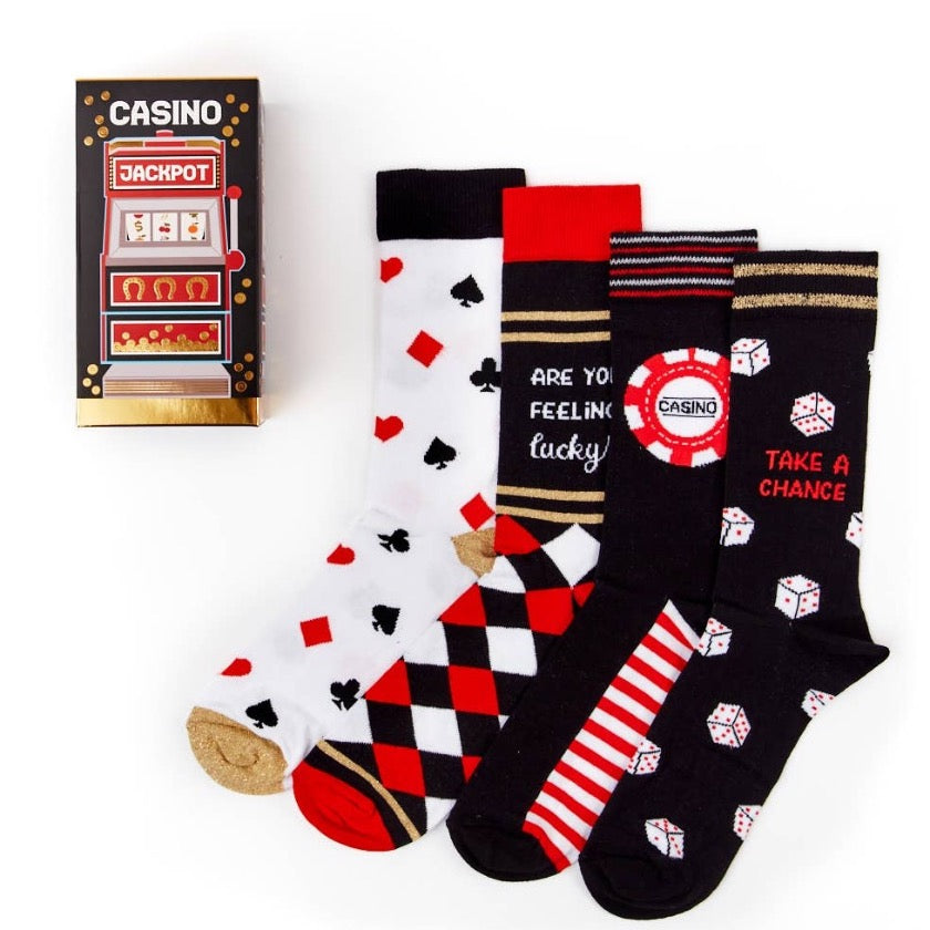 Urban Eccentric - Unisex Casino Socks Gift Set | The Shops SD