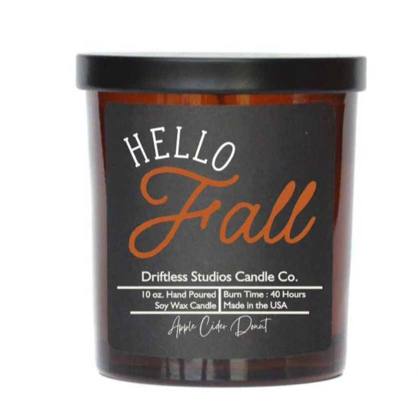 Hello Fall | Soy Wax Candle | Fall Decor | The Shops SD