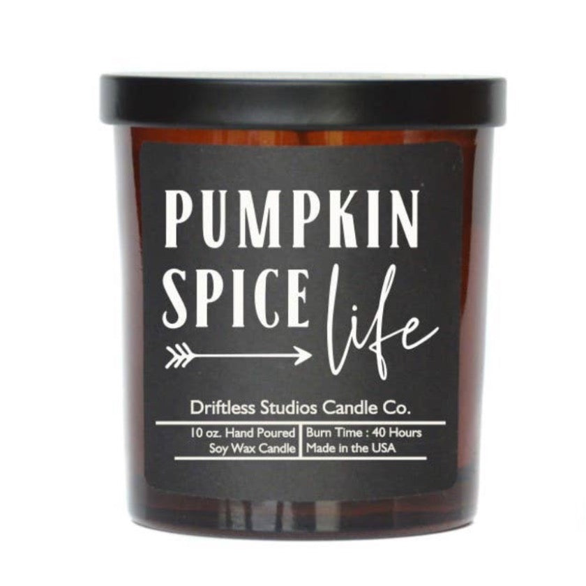 Pumpkin Spice Life - Fall Candle - Soy Wax Candles - Driftless Studios