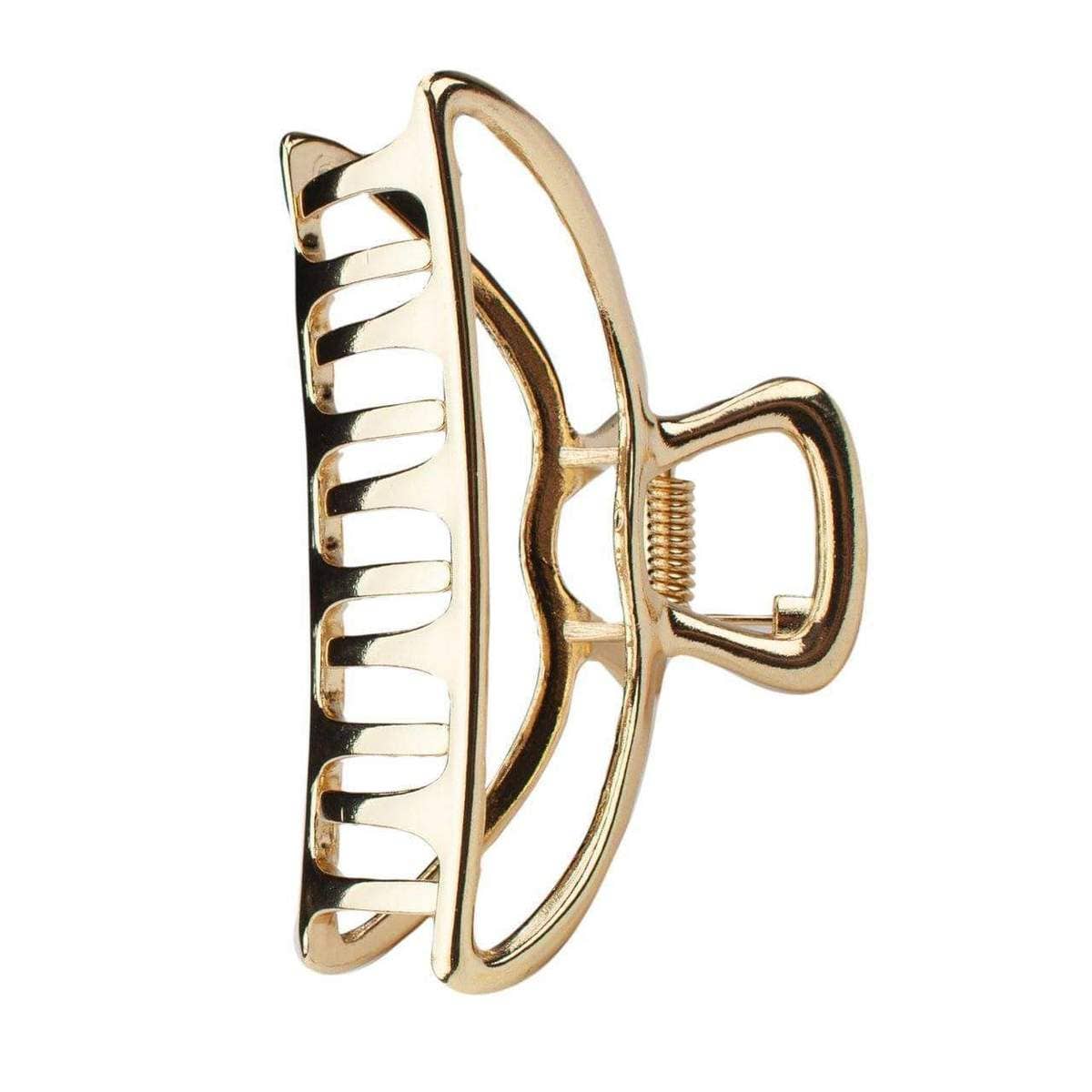 Open Shape Claw Clip - Gold - KITSCH