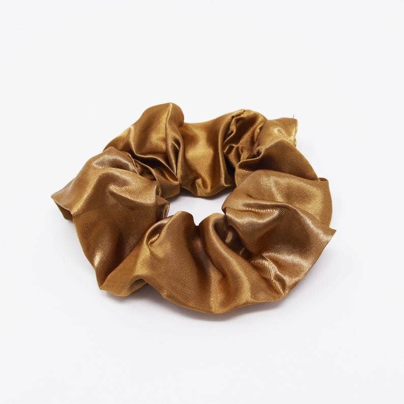 Satin Scrunchie - Caramel