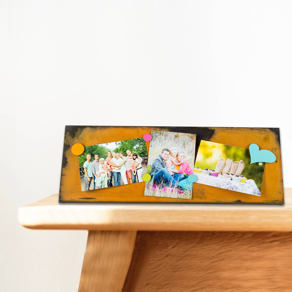 One of our best sellers! This magnetic picture frame is the perfect way to organize your multiple photos or notes.