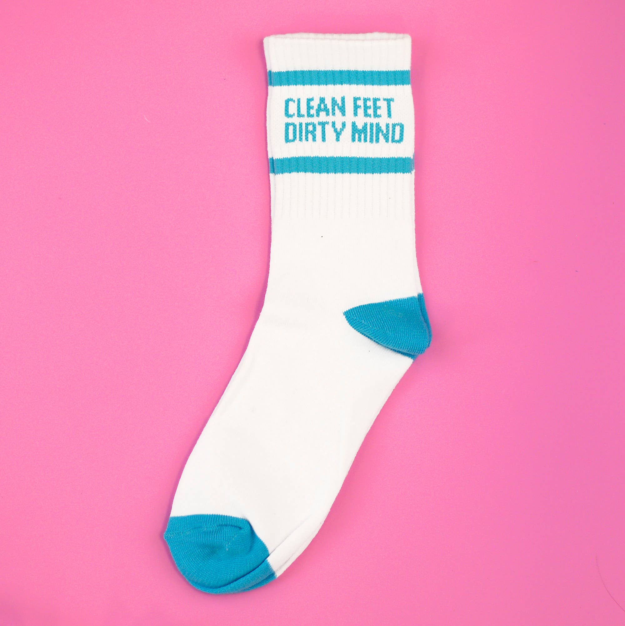 Funny Crew Length Socks-Clean Feet