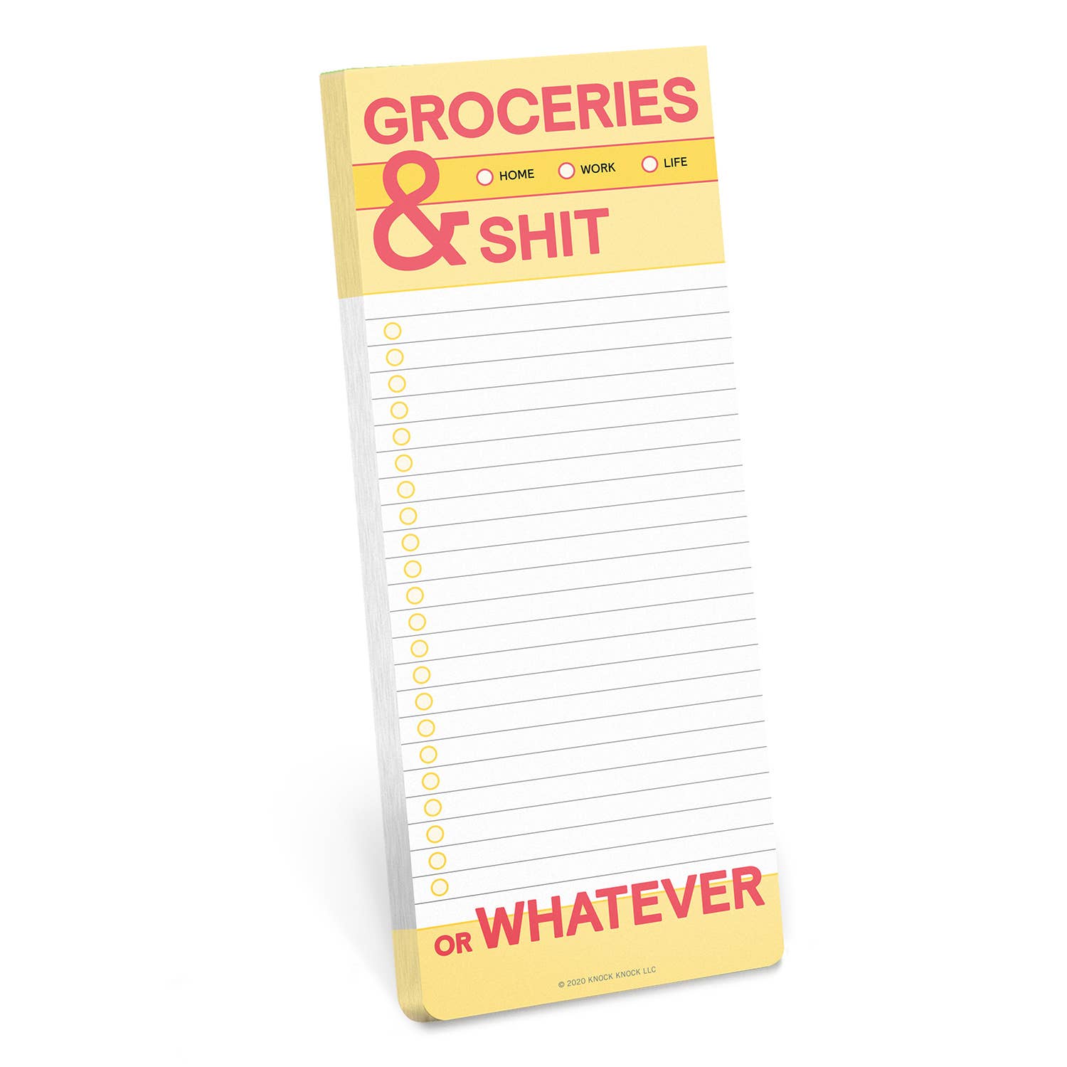 Groceries and Shit Make-a-List Pad - Knock Knock