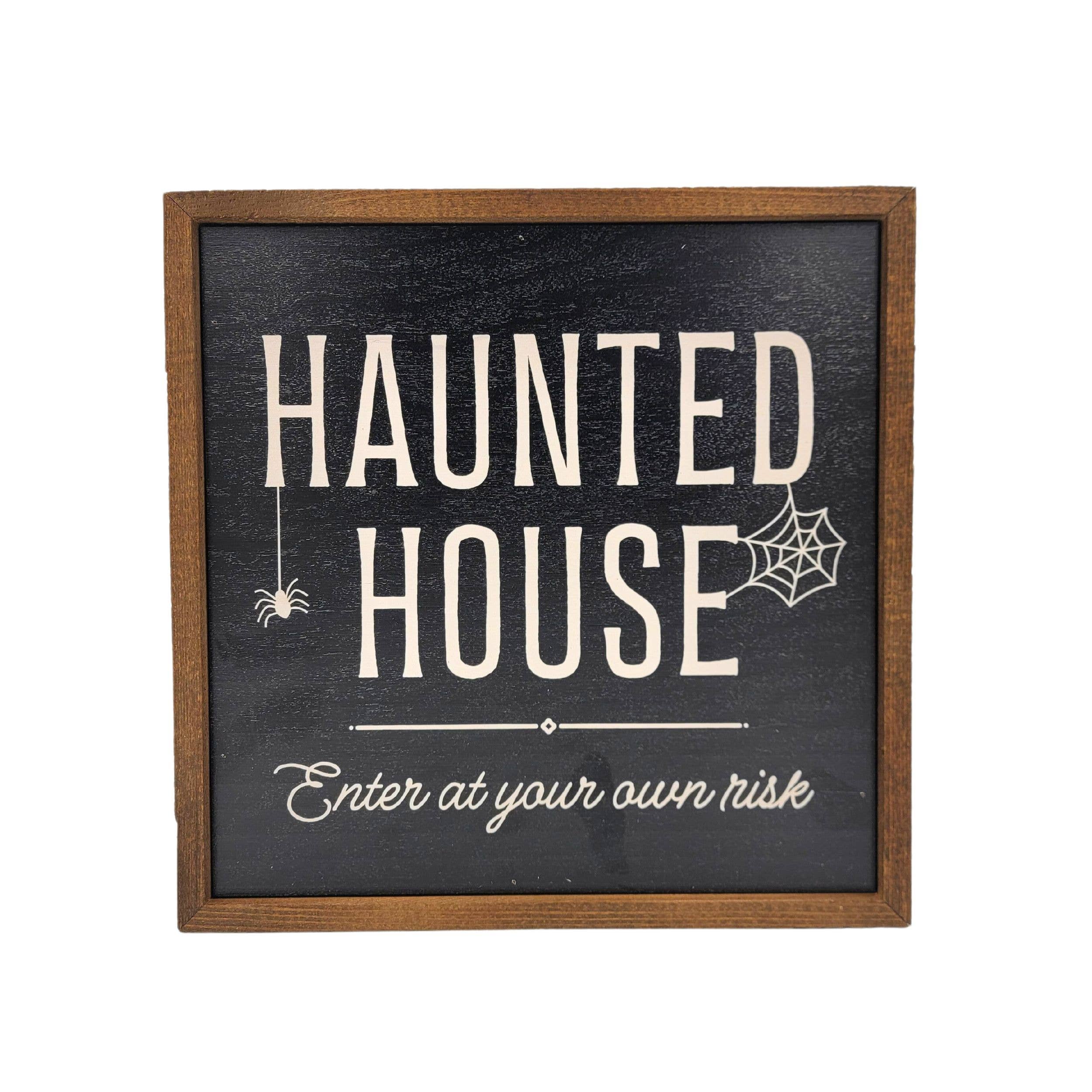 Haunted House Halloween Decoration - 10x10 - Fall Decor -