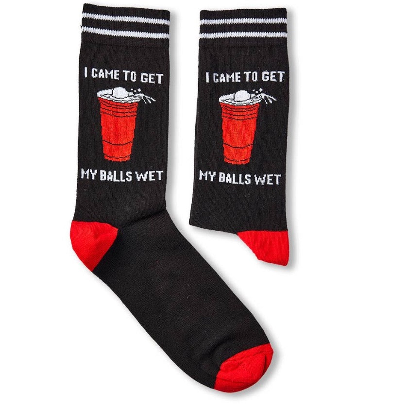 Urban Eccentric - Unisex I Came To Get My Balls Wet Socks | The Shops SD