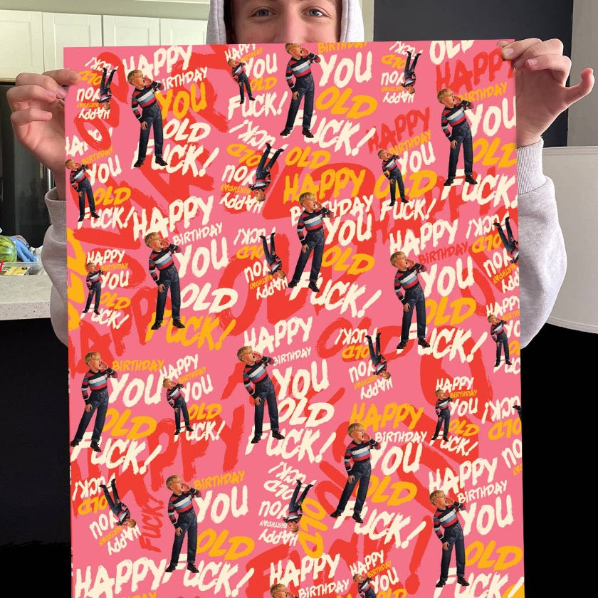 OLD F*CK! Gift Wrap
