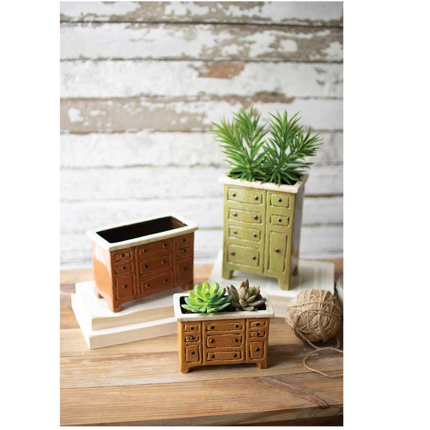 Small Chest of Drawers Planter