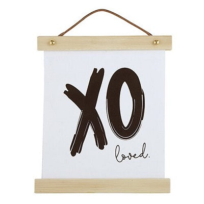 XO Canvas Wall Sign - CB