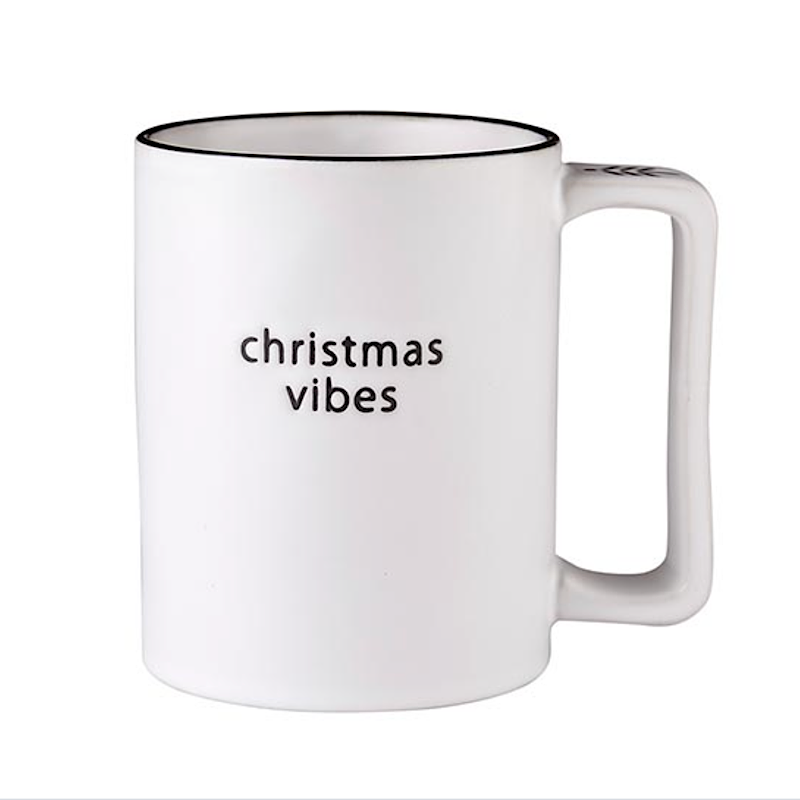 Christmas Vibes Organic Holiday Coffee Mug