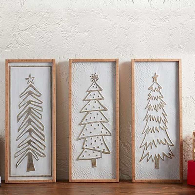 Wishing You Metal Tree Sign