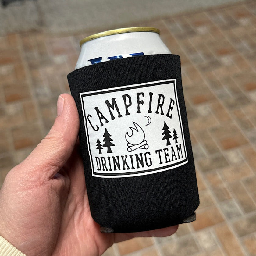 CAMPFIRE DRINKING TEAM KOOZIE