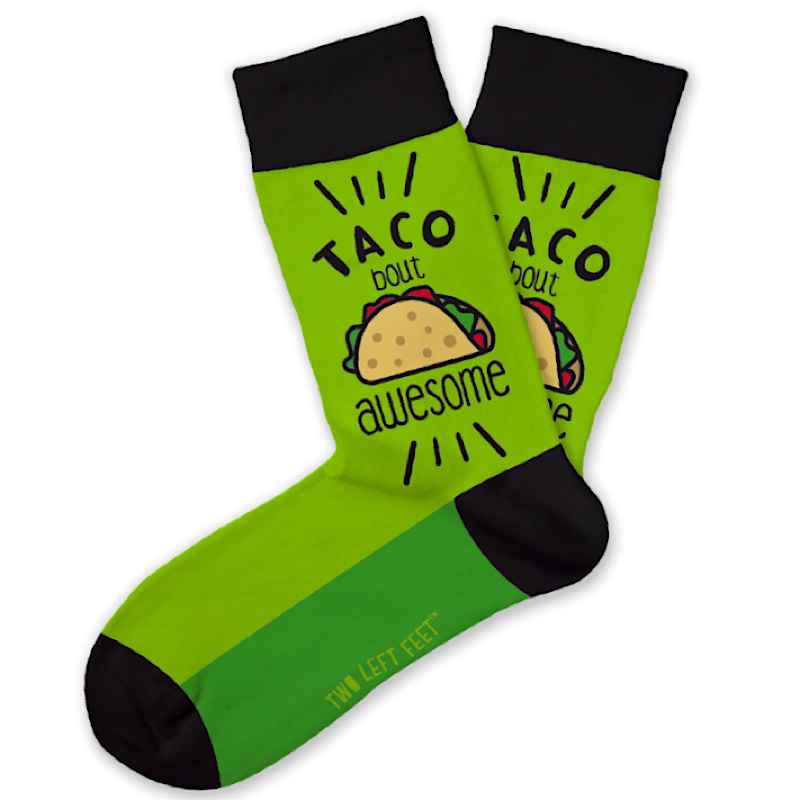 Two Left Feet Socks - Taco Bout Awesome